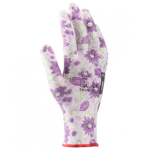 Polomáčané rukavice ARDON IRIS, fialová